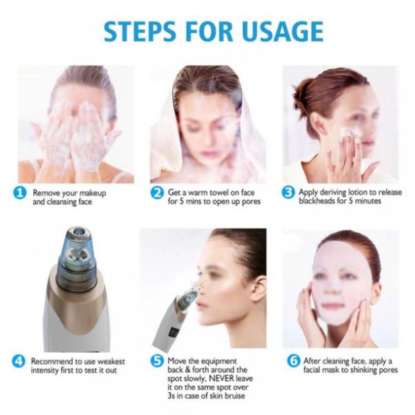 Electric Blackhead Remover Pore Cleaning Suction